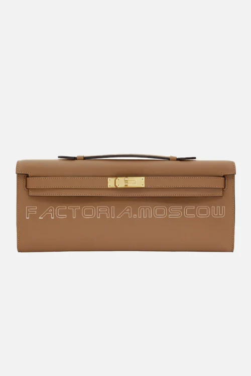 Hermes Kelly Cut With Gold Hardware