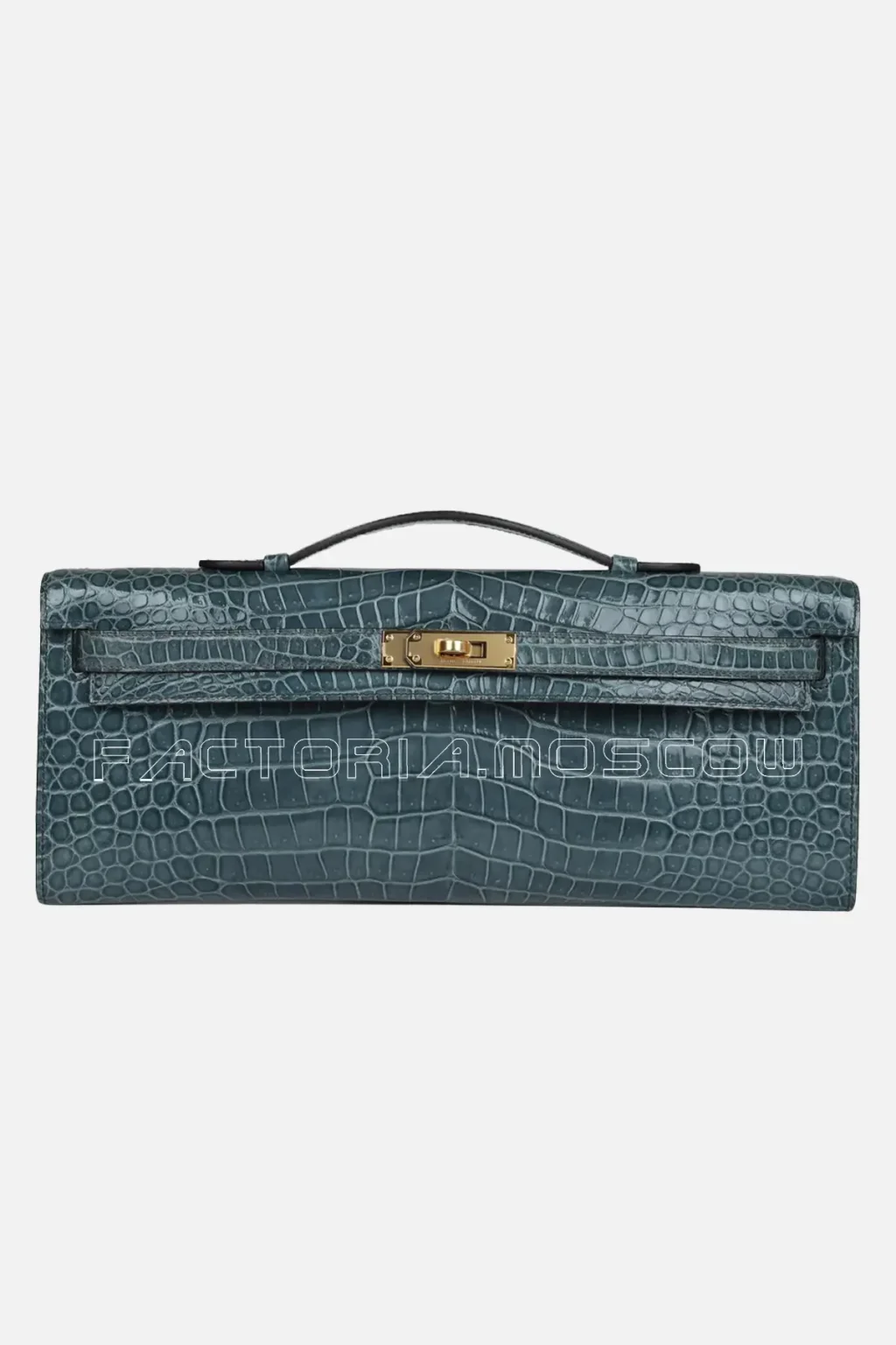 Hermès Kelly Cut Crocodile Gold Hardware