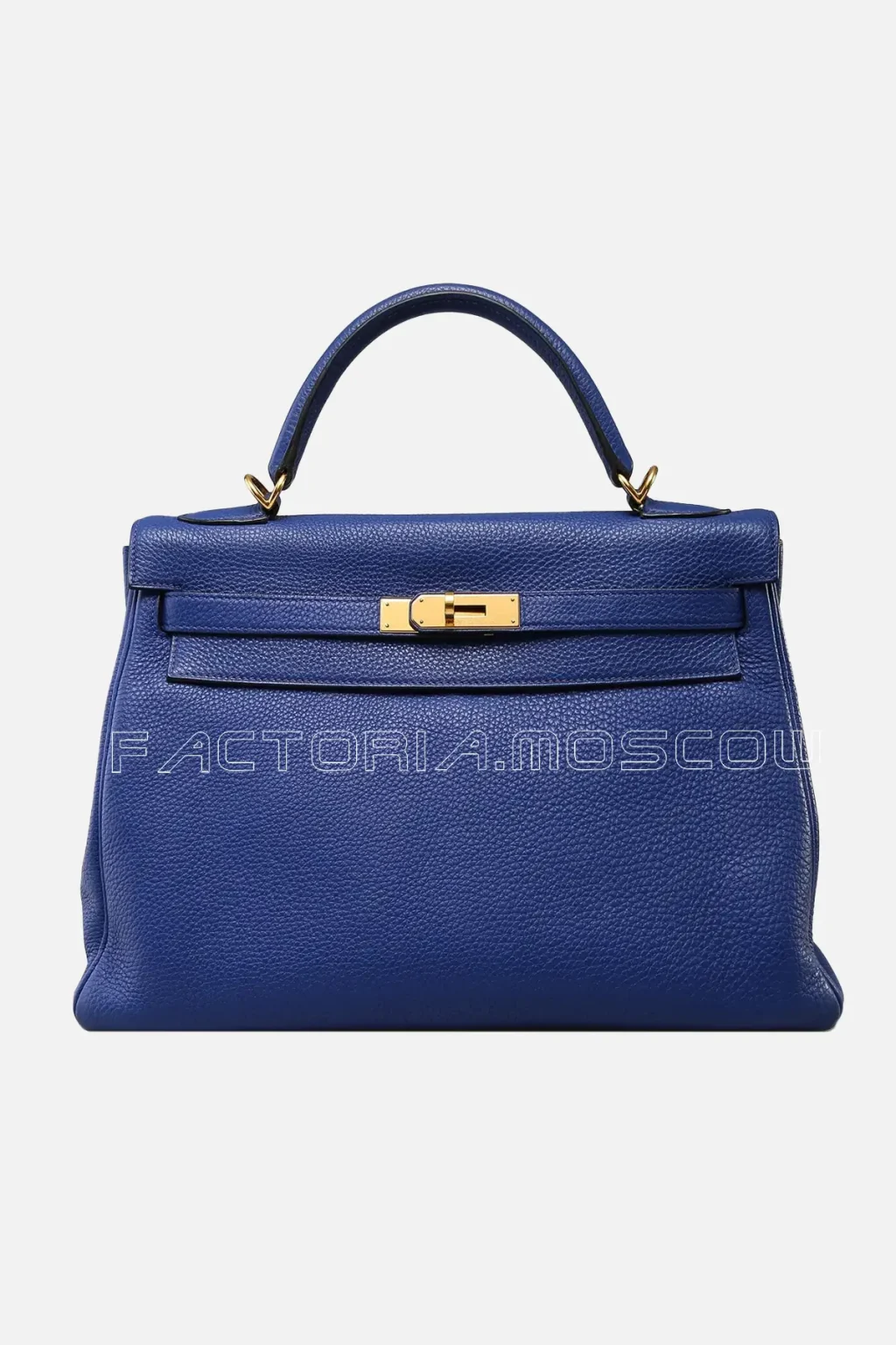 Hermes Kelly Retourne 32 Togo Colour Blue Electrique GHW