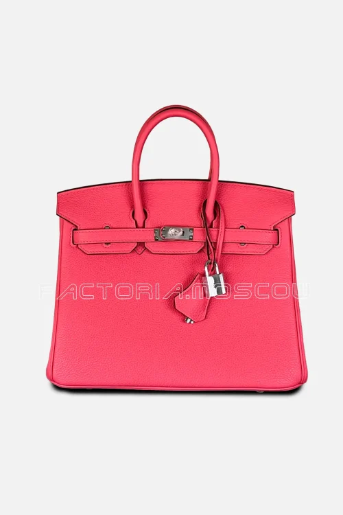 Hermes Birkin 25 Togo Colour Rose Azalee PHW