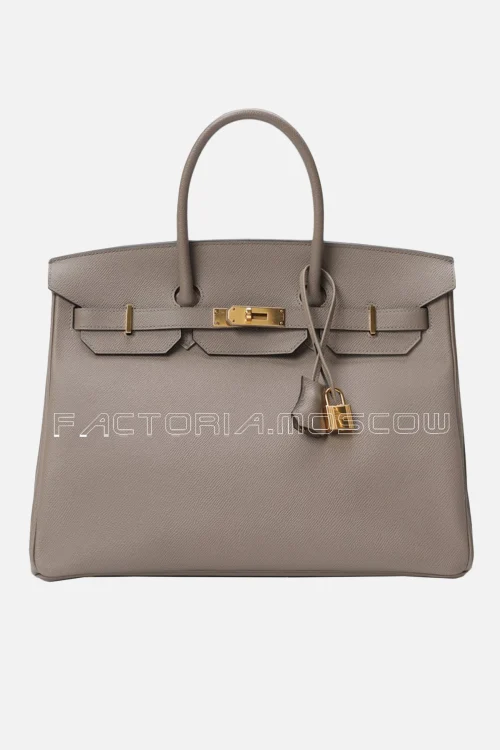 Hermes Birkin 35 Epsom Gris Asphalte GHW