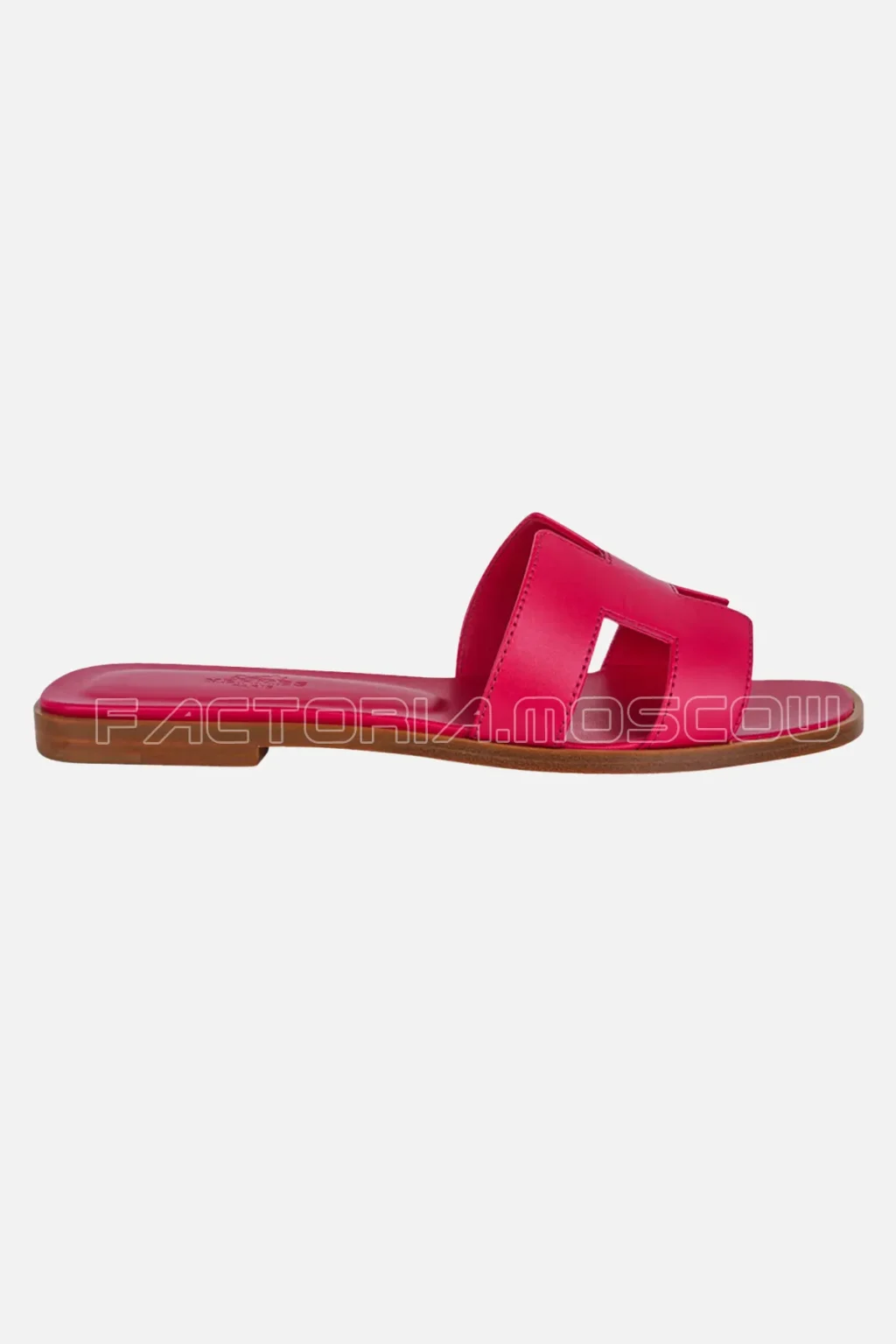 Hermes Oran Sandal Rose Sorbet Leather