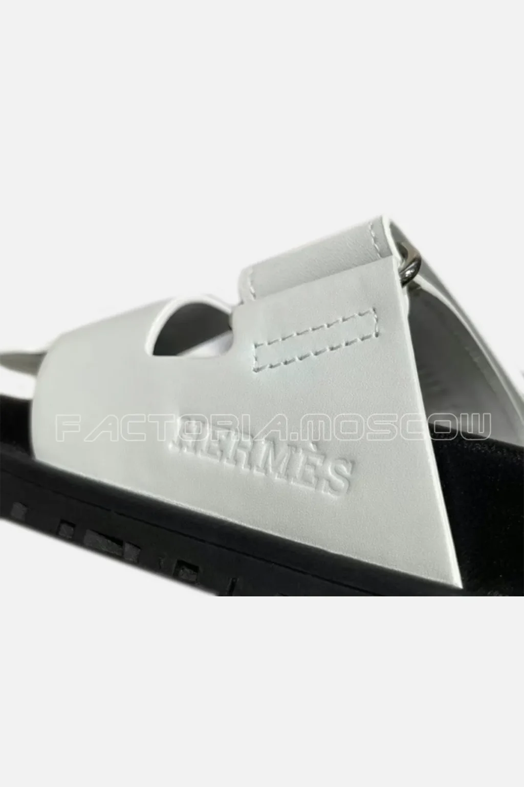 Hermes Chypre Sandals Blanc
