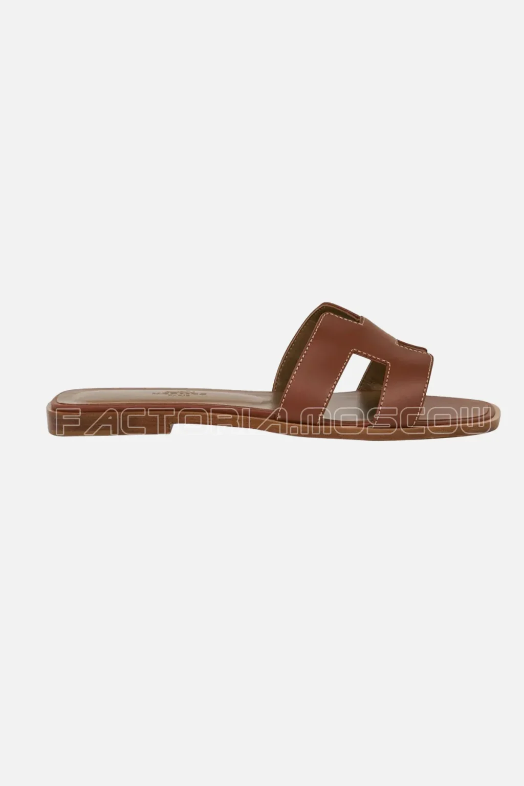 Hermes Sandal Oran Gold Box Calfskin