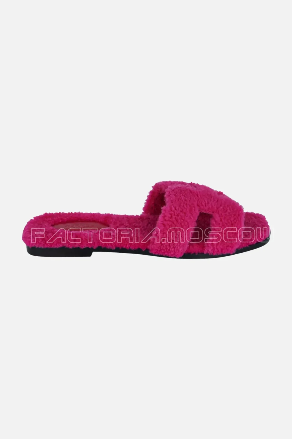 Hermes Teddy Bear Oran Sandal Rose Fuchsia Limited Edition