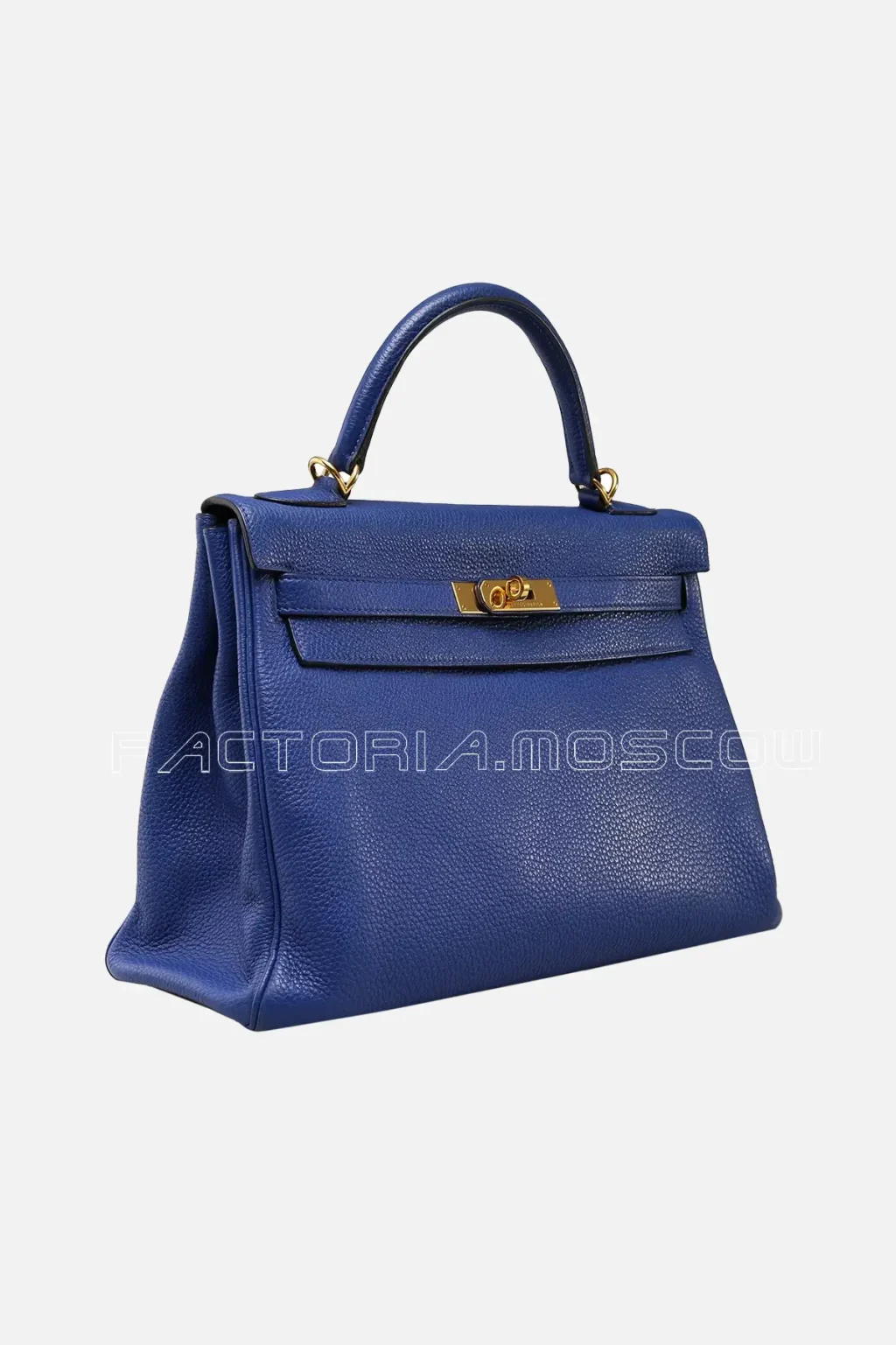 Hermes Kelly Retourne 32 Togo Colour Blue Electrique GHW