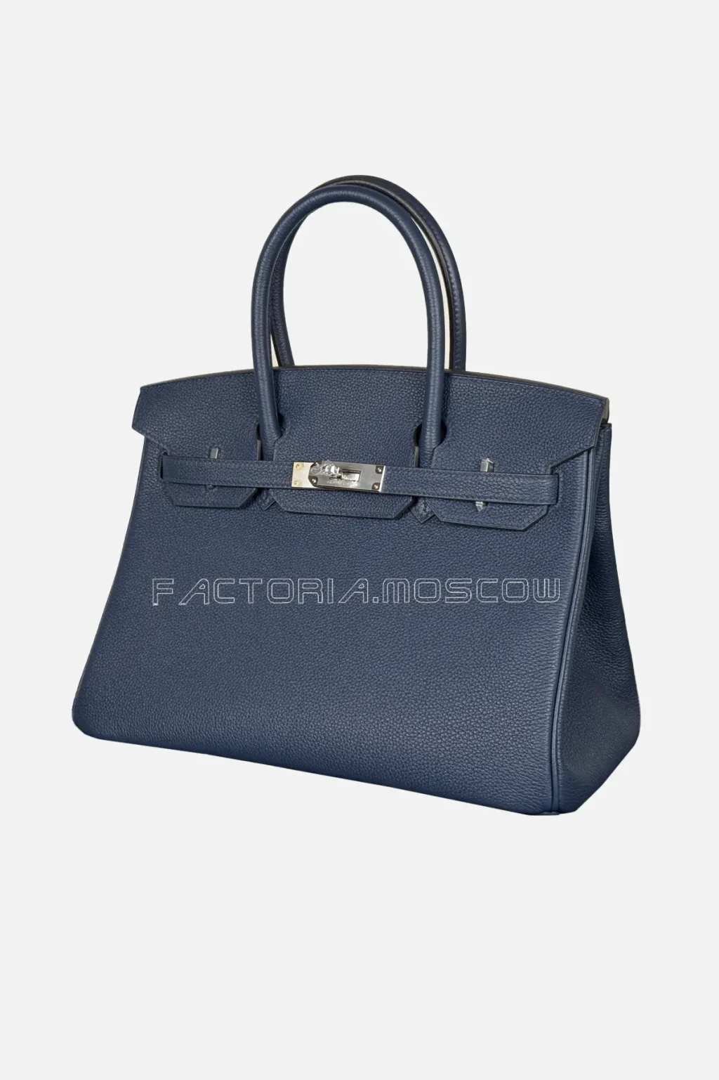 Hermes HSS Birkin 30 Togo Bleu Sapphire/Gris Mouette Hardware PHW