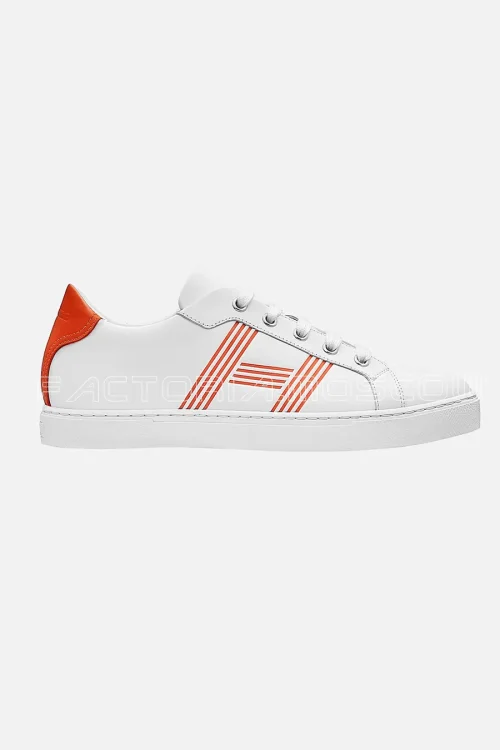 Hermes Avantage sneaker Blanc / Orange