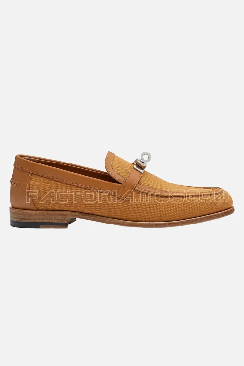 Hermes Destin Loafer Naturel / Beige Doré