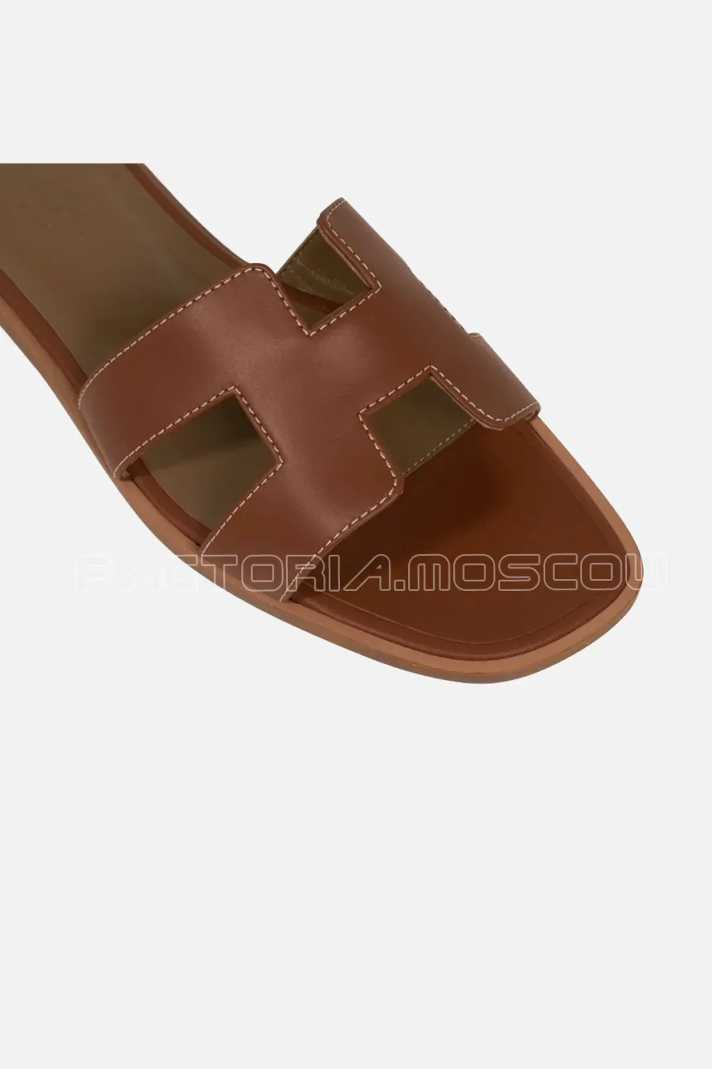 Hermes Sandal Oran Gold Box Calfskin