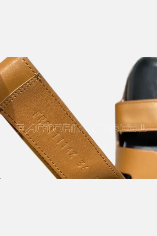 Hermes Chypre Sandals Gold