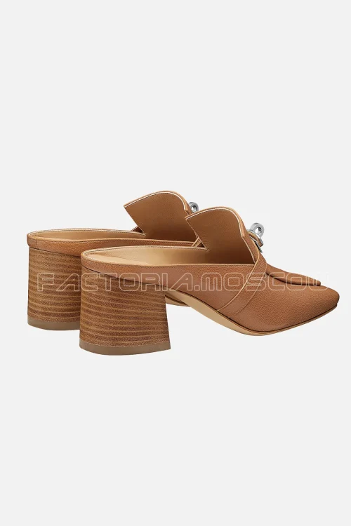 Hermes Blossom mule Gold