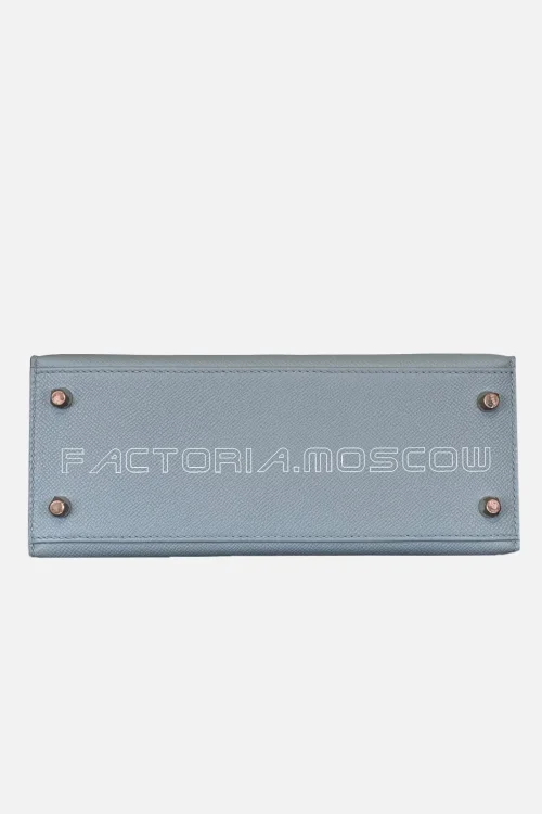 Hermes Kelly Sellier 25 Epsom Colour Blue Lin PHW