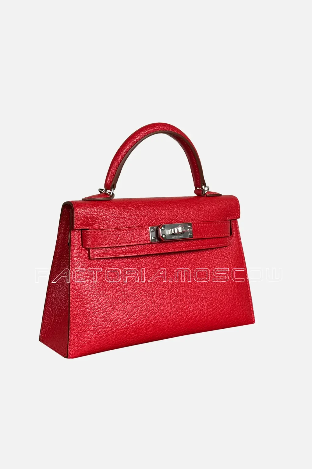 Hermes Kelly Mini 20 Chèvre Colour Rouge Casaque PHW