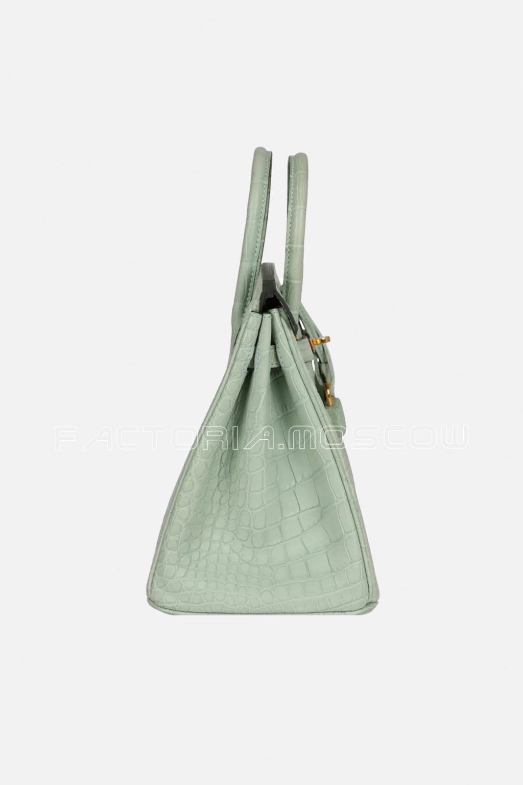Hermès HSS Birkin 25 Vert D’Eau And Vanille Matte Alligator GHW