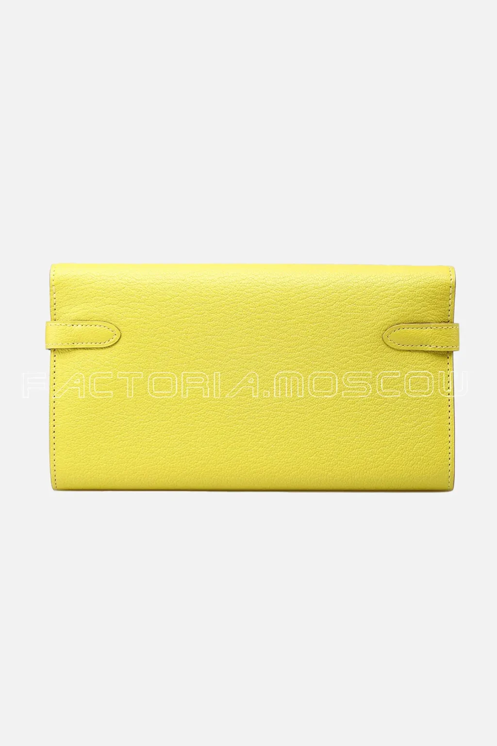 Hermes Kelly Long Wallet Chevre Lime Hardware Phw