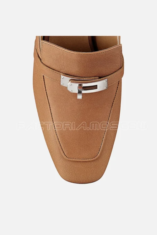 Hermes Blossom mule Gold