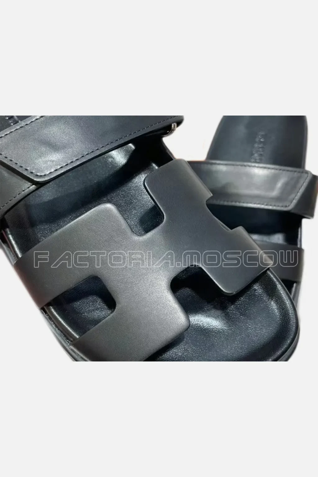 Hermes Chypre Sandals Noir