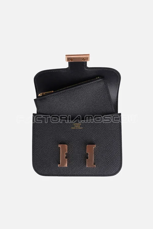 Hermes Constance Slim Epsom leather Black Hardware Rghw