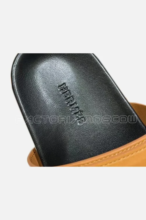 Hermes Chypre Sandals Gold