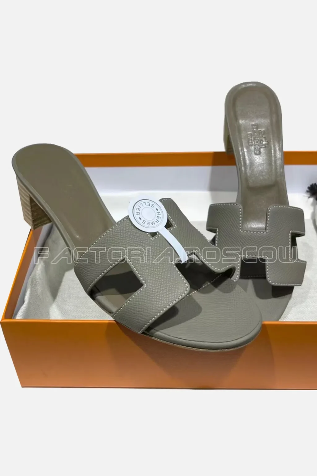 Hermes Oasis Sandal Etoupe Epsom