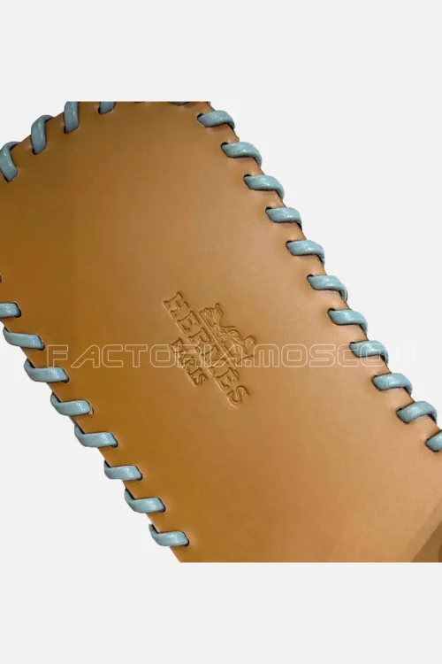 Hermes Vert D’eau Oran Sandal Flat Shoes