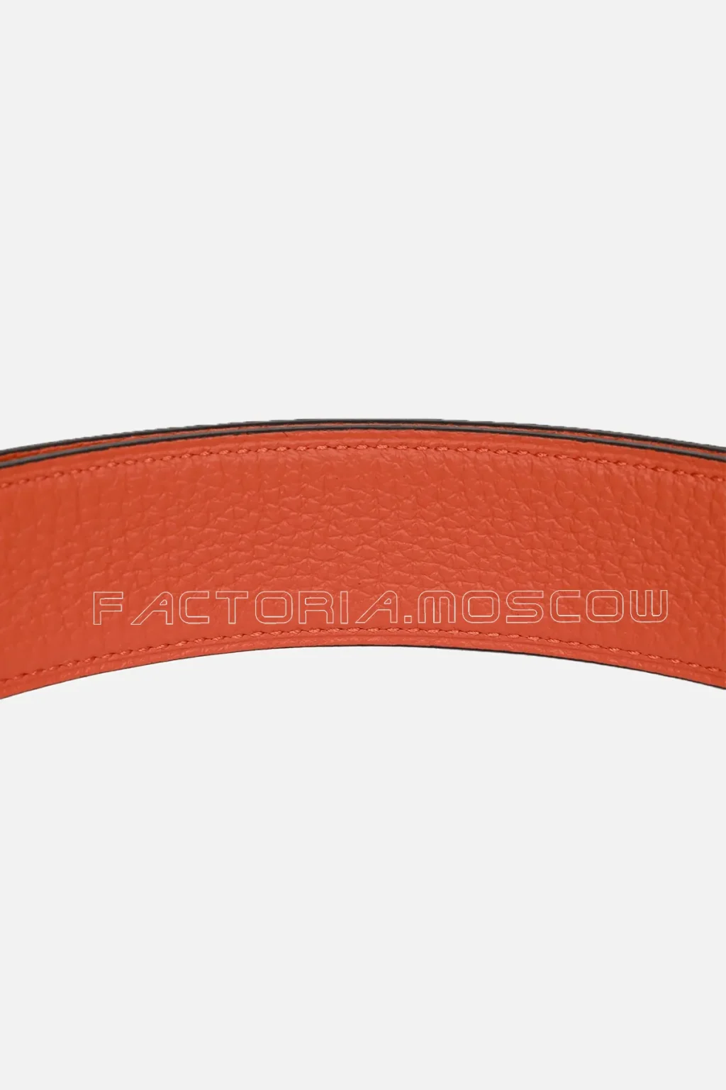 Hermès 32 mm Reversible Black/Orange Constance H Belt 80 Brushed Gold Buckle