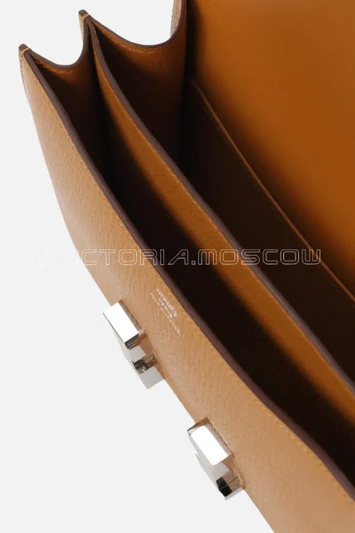 Hermes Constance 18 Chèvre Sesame PHW