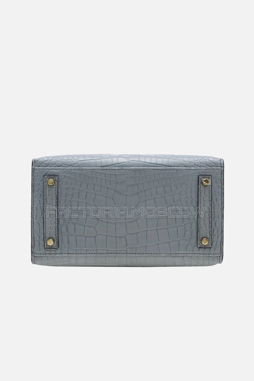 Hermès Birkin Sellier 20 Matte Alligator Gris Ciment GHW