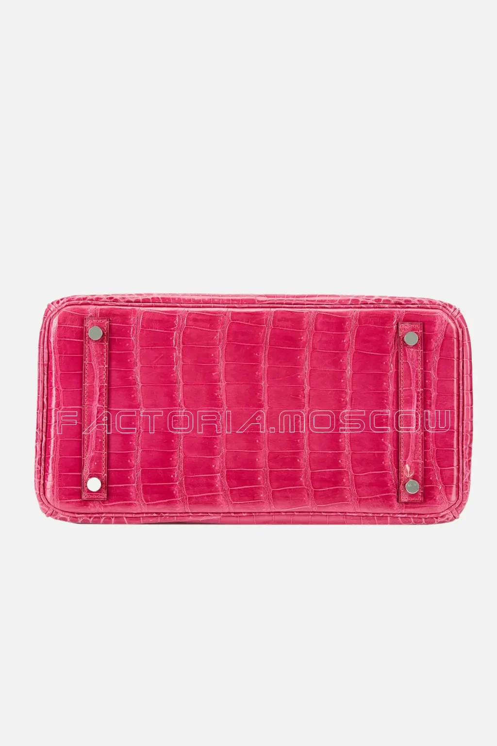 Hermes  Birkin 30 Fuchsia Shiny Porosus Crocodile PHW