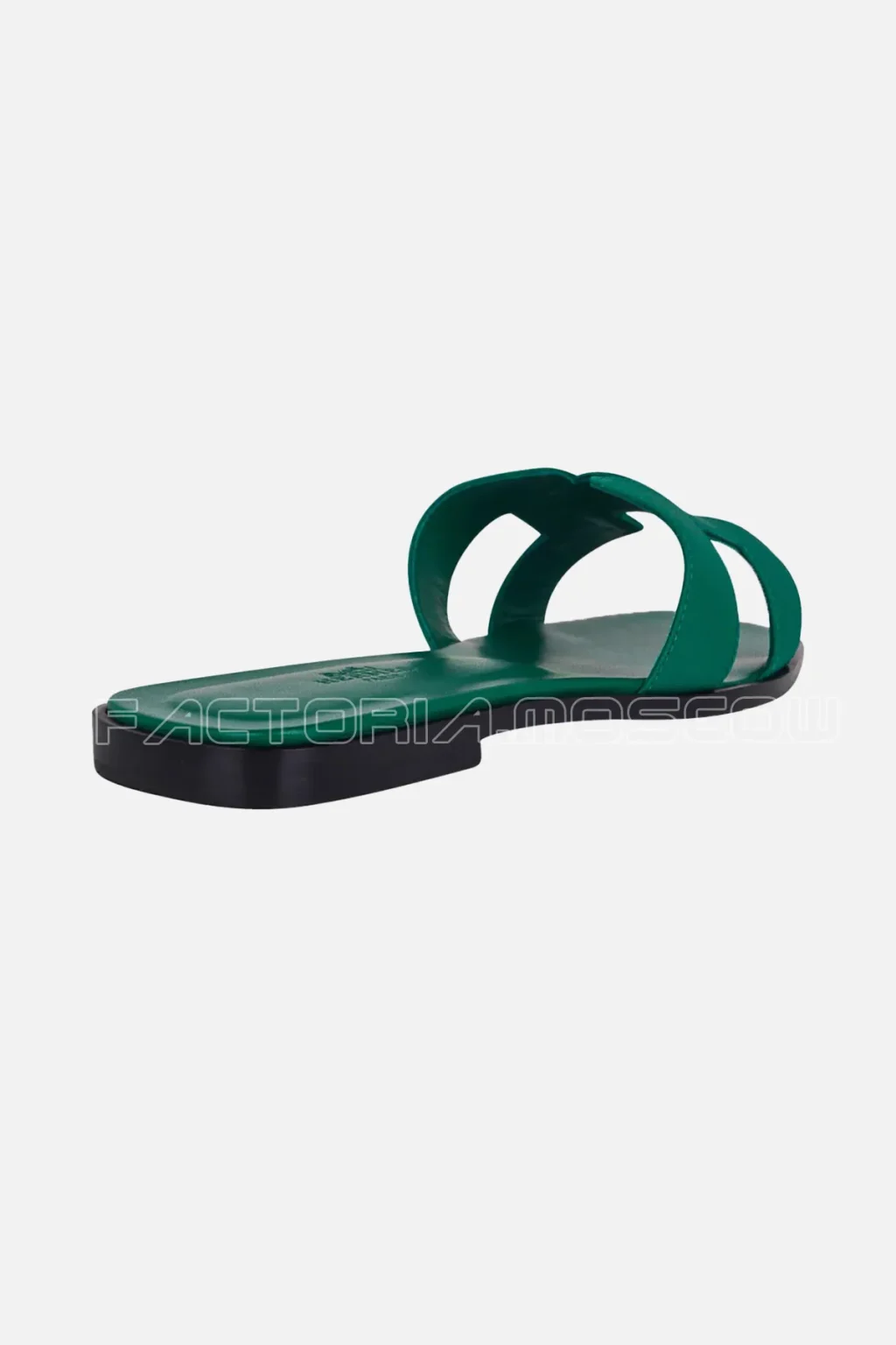 Hermes Emerald Oran Sandal Epsom Leather