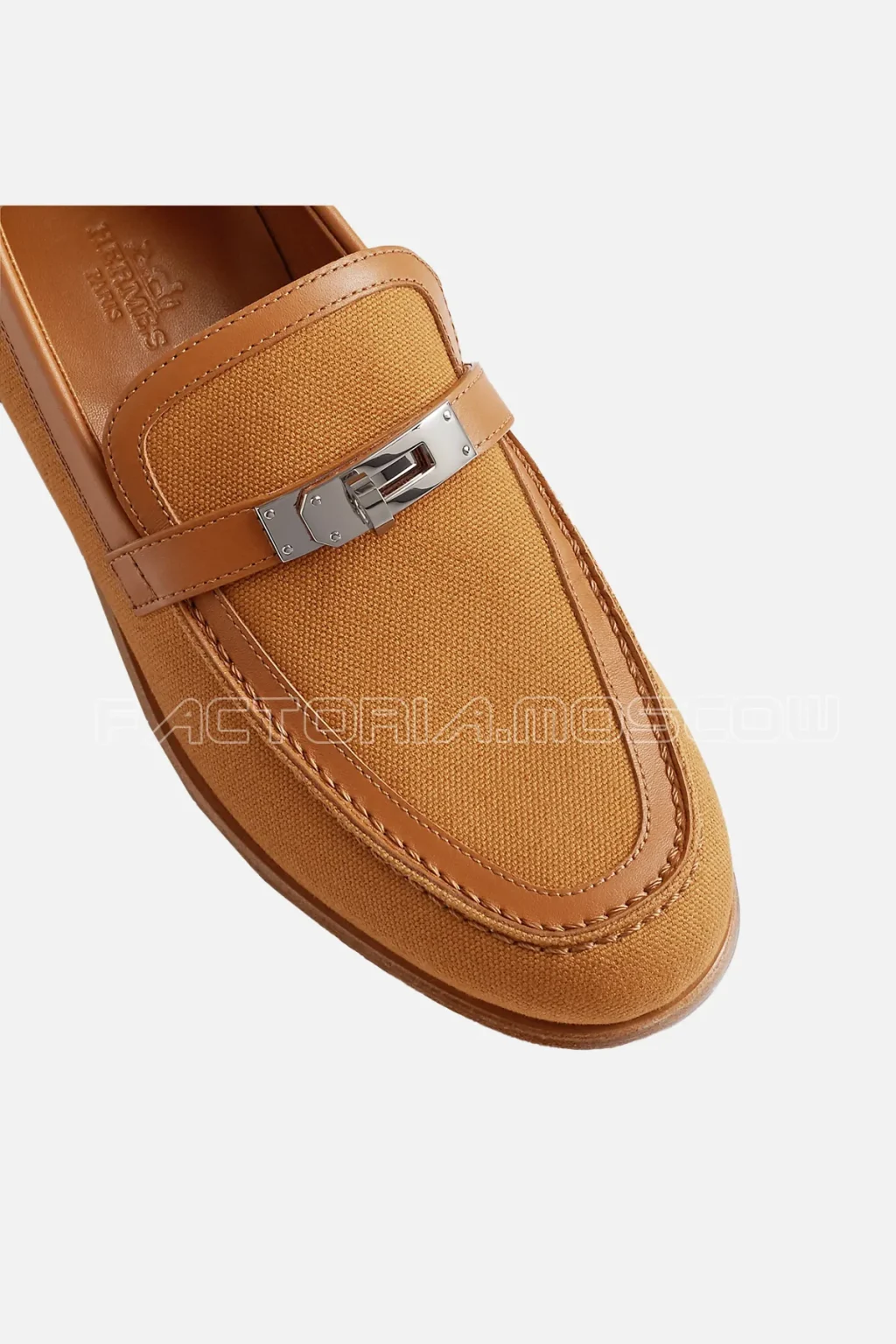 Hermes Destin Loafer Naturel / Beige Doré