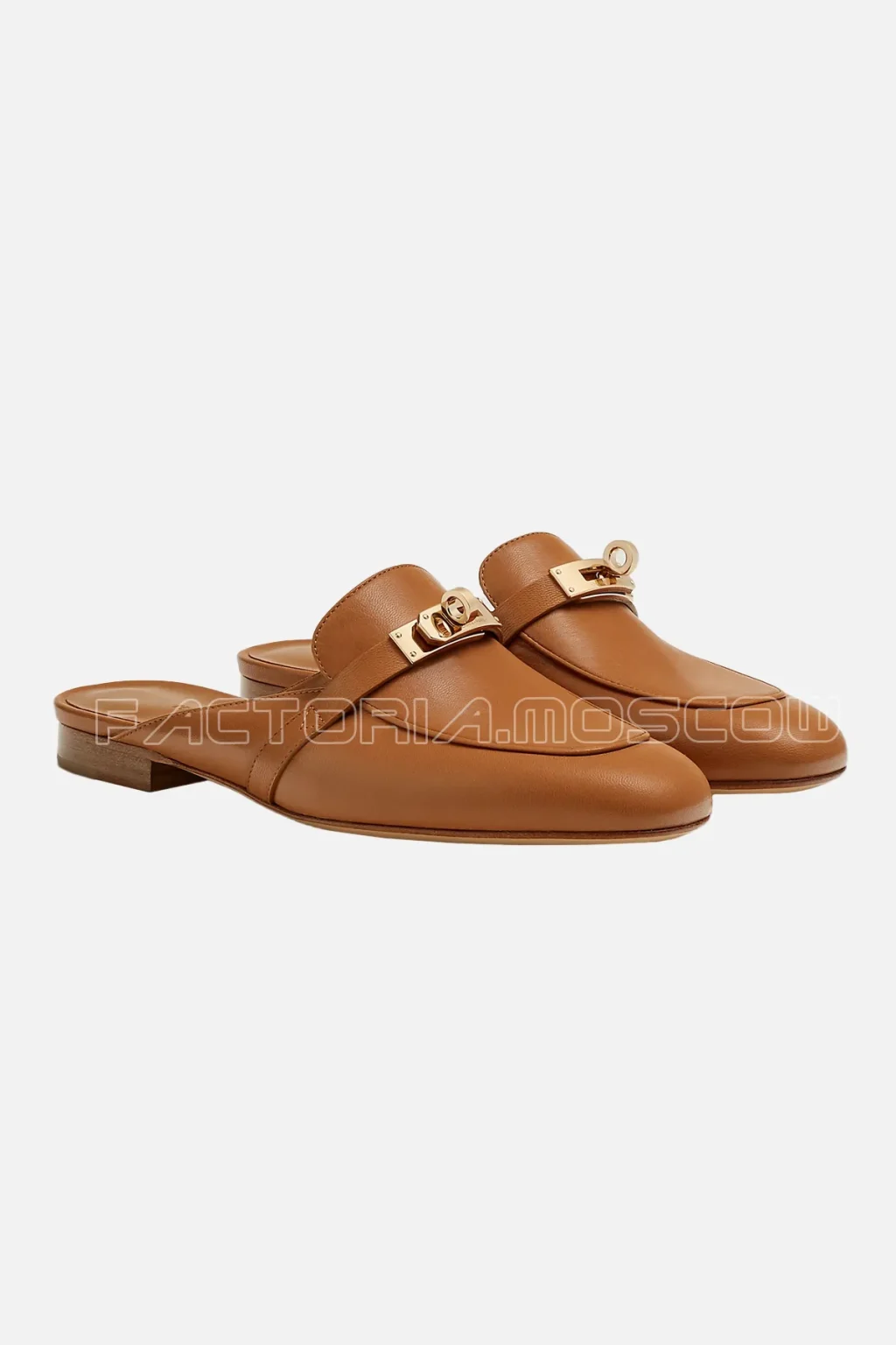 Hermes Oz mule Gold