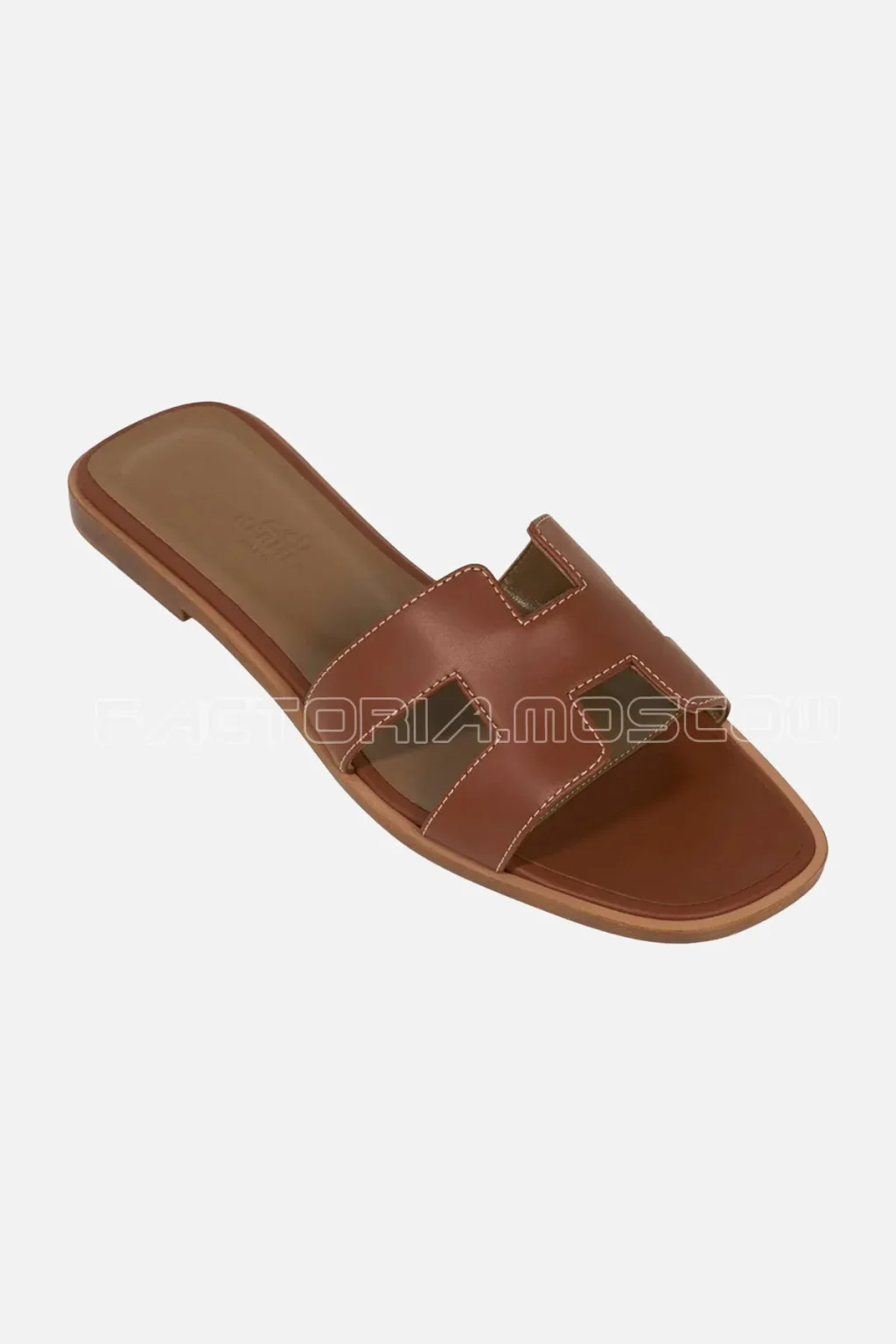 Hermes Sandal Oran Gold Box Calfskin