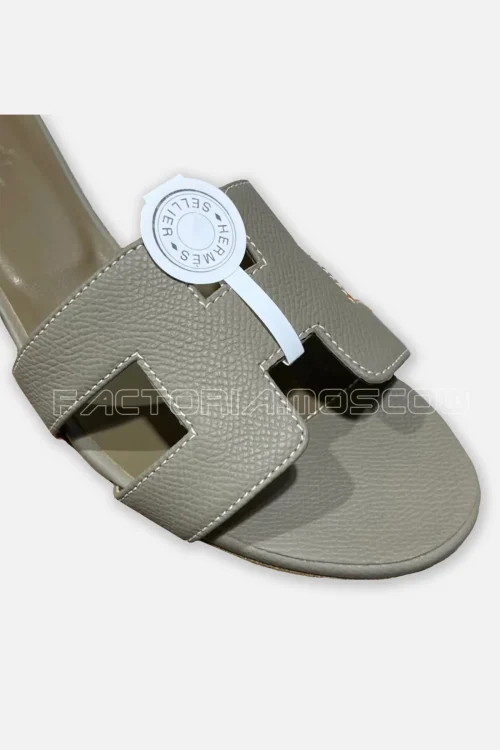 Hermes Oasis Sandal Etoupe Epsom