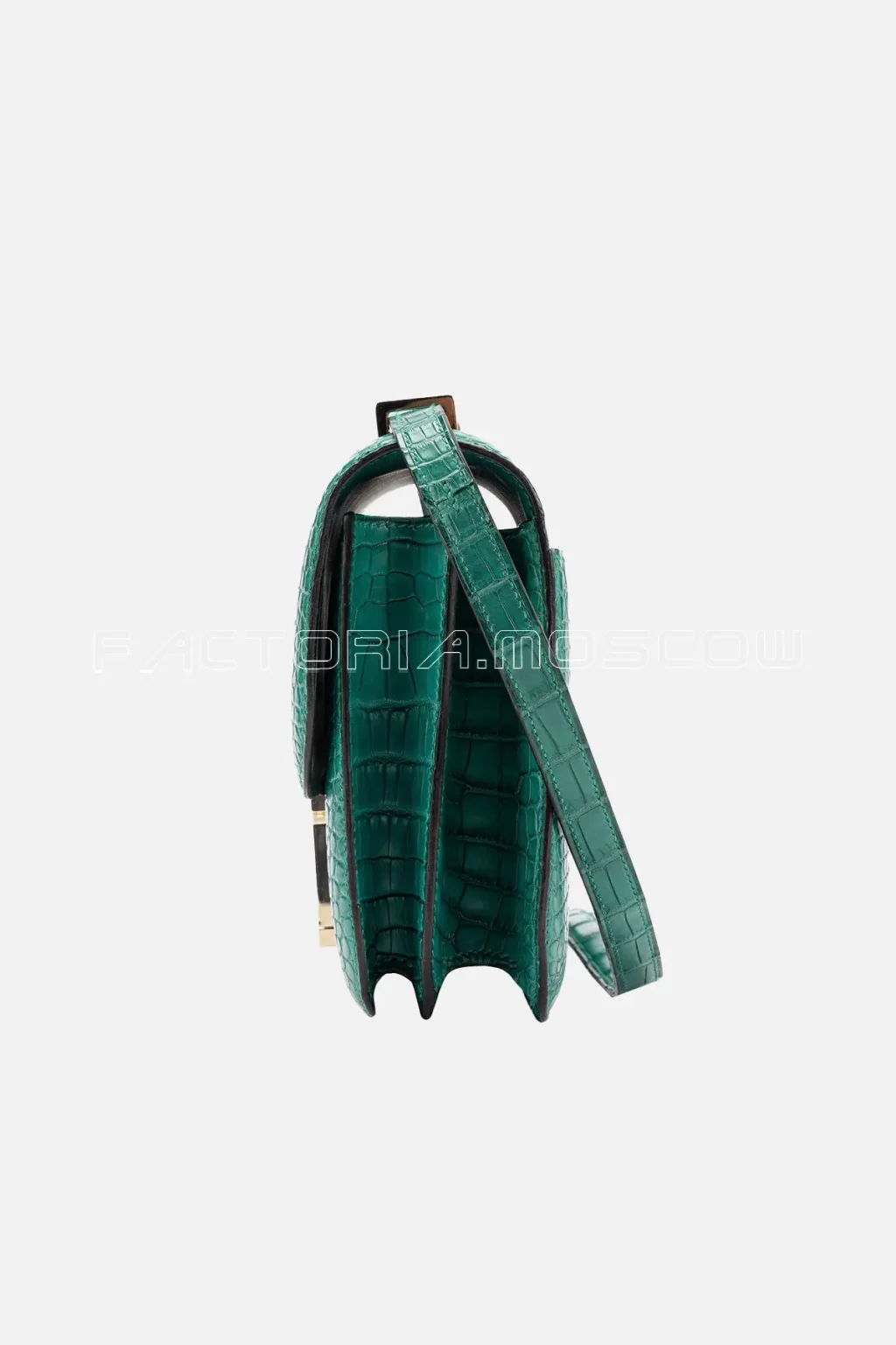 Hermès Constance 18 Matte Alligator Malachite Permabrass Hardware