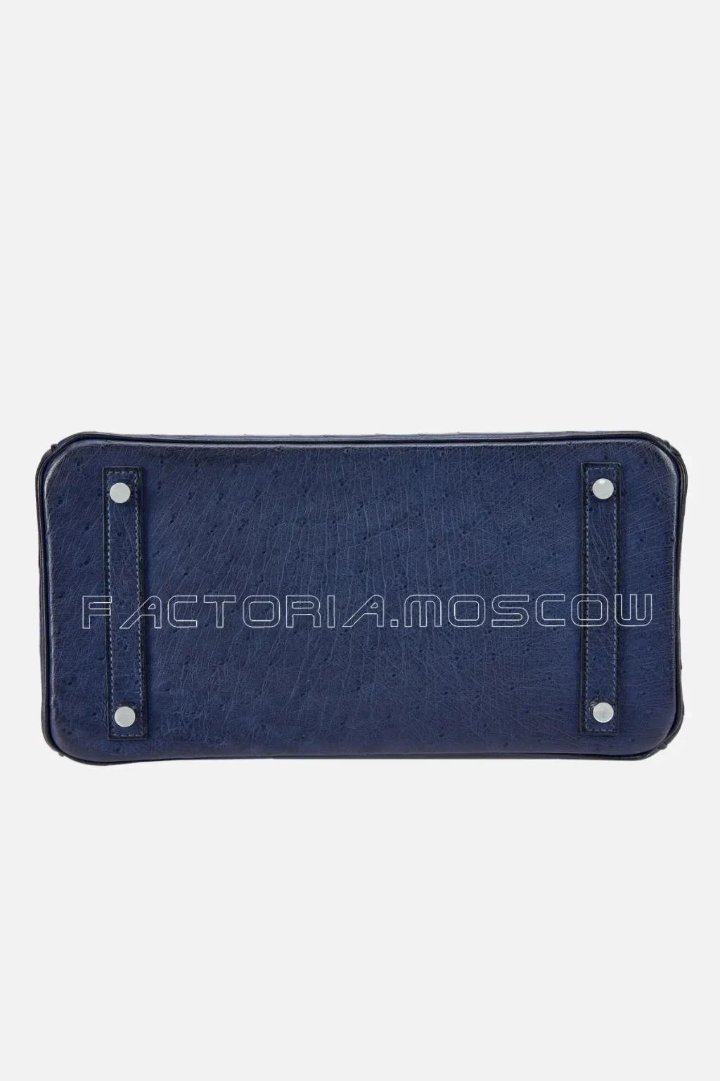Hermes Birkin 30 Bleu Iris Ostrich PHW