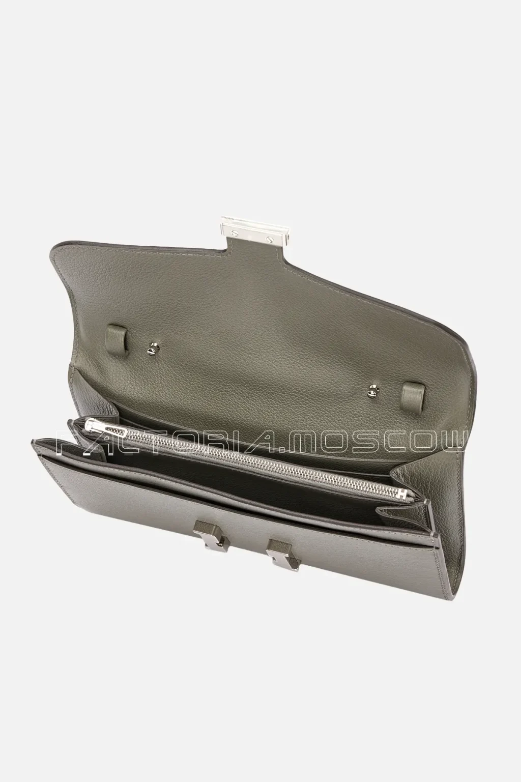 Hermès Constance To-Go Wallet Gris Meyer Evercolor PHW