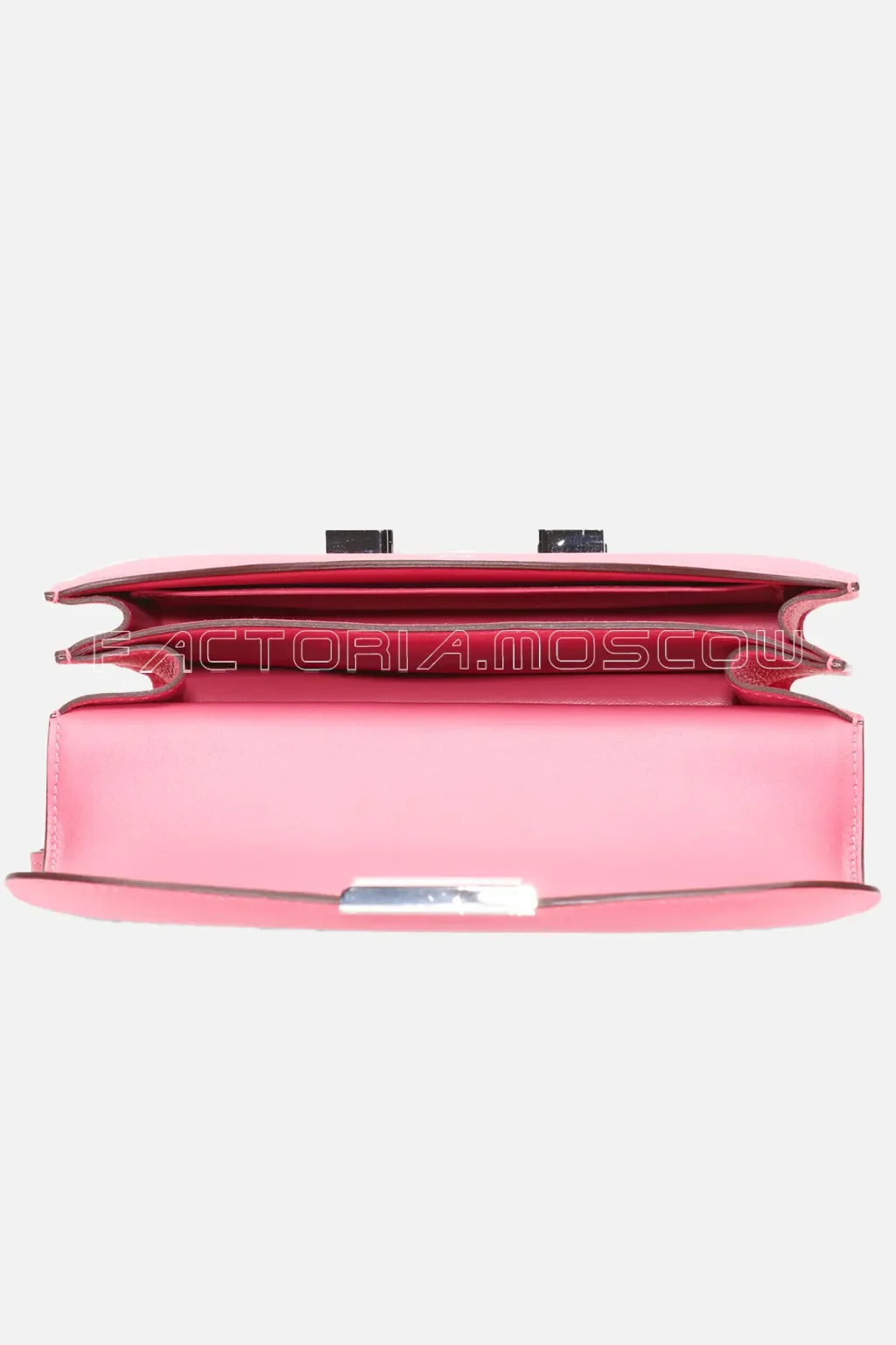 Hermès Mini Constance 18 Rose Azalee Evercolor Leather PHW