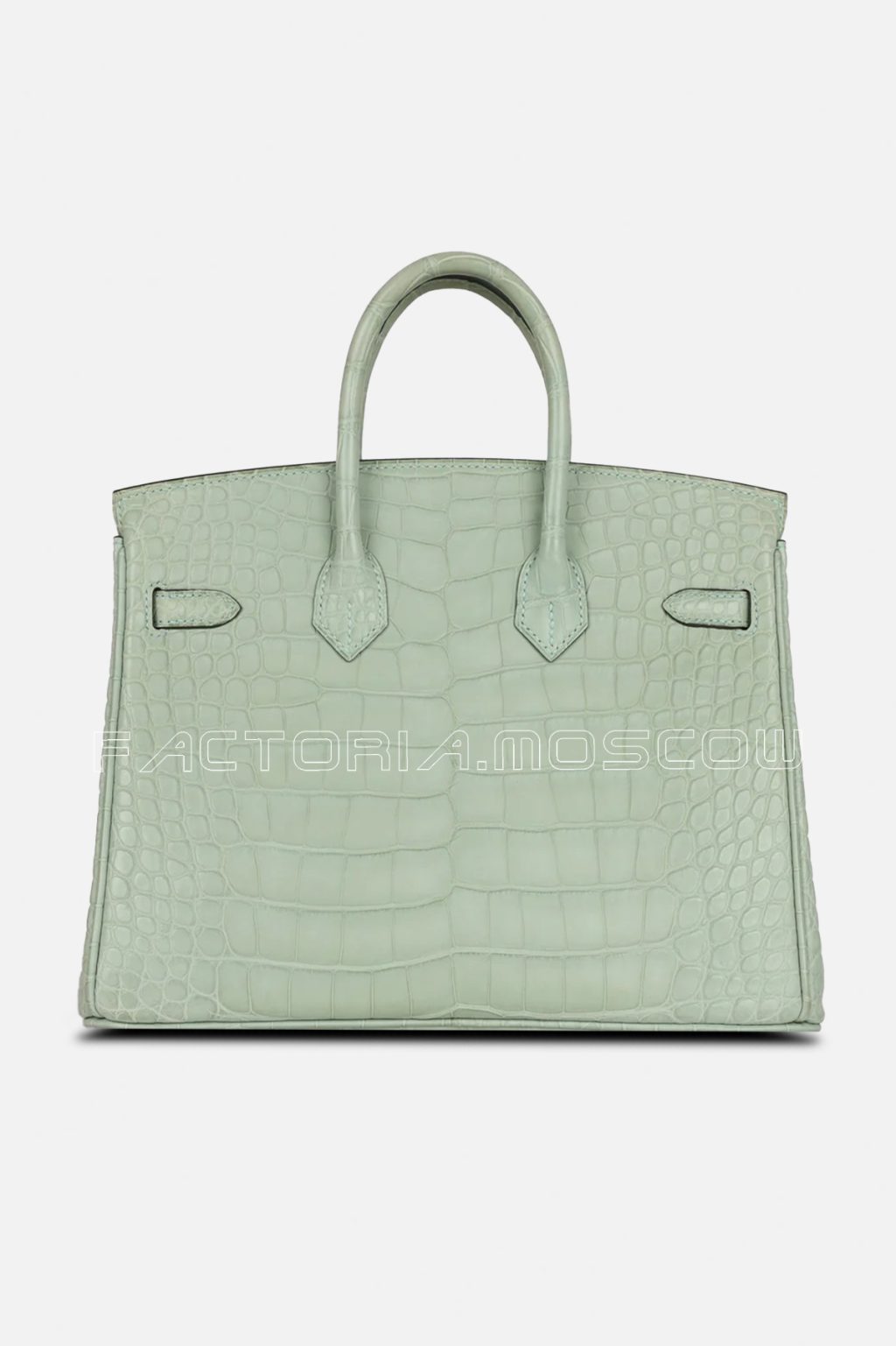 Hermès HSS Birkin 25 Vert D’Eau And Vanille Matte Alligator GHW