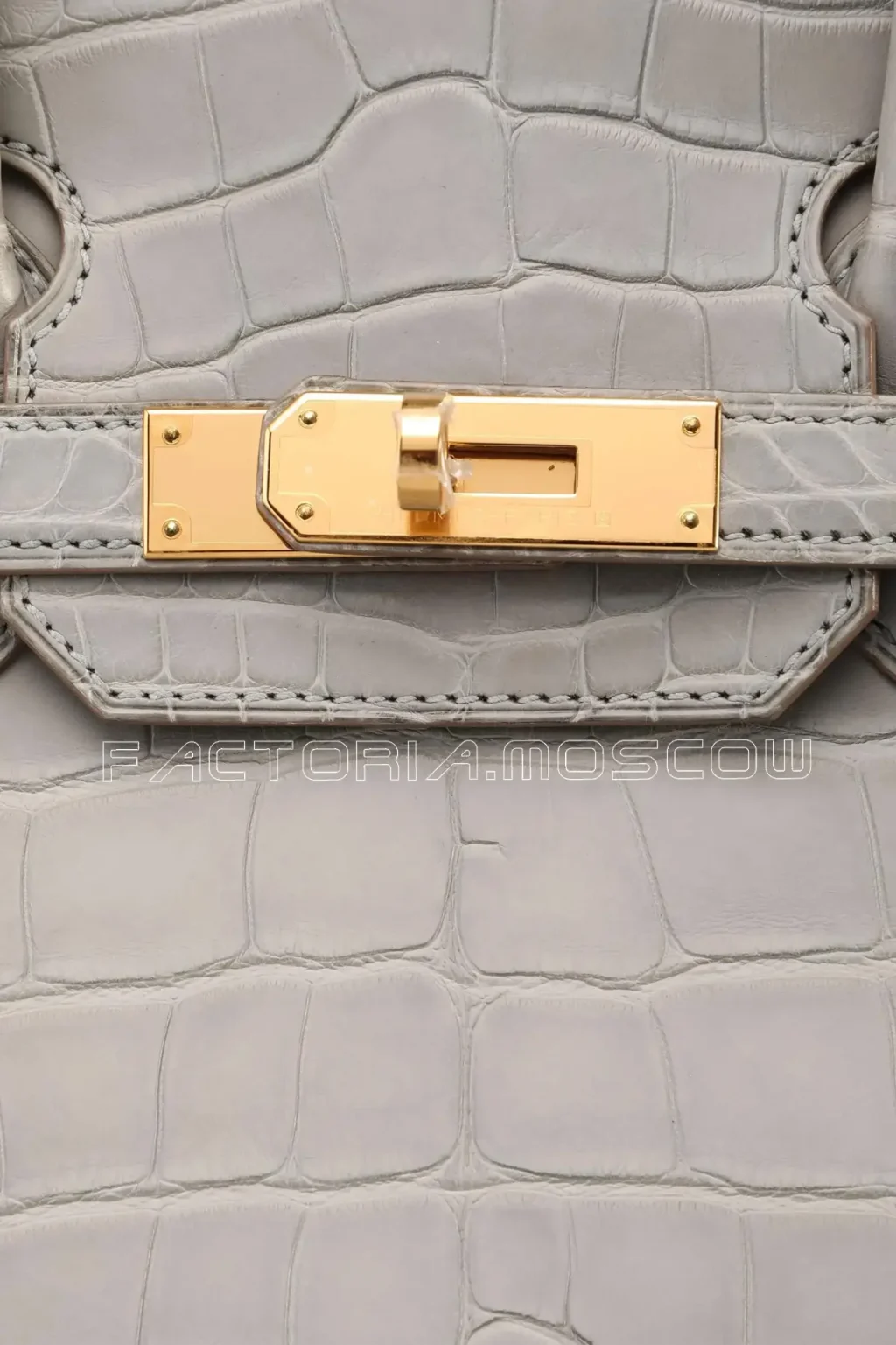 Hermes Birkin 30 Gris Perle Matte Alligator GHW