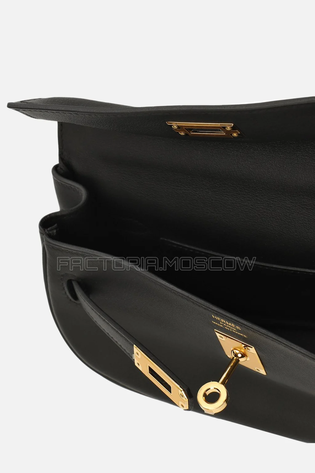 Hermès Kelly Moove Swift Black GHW
