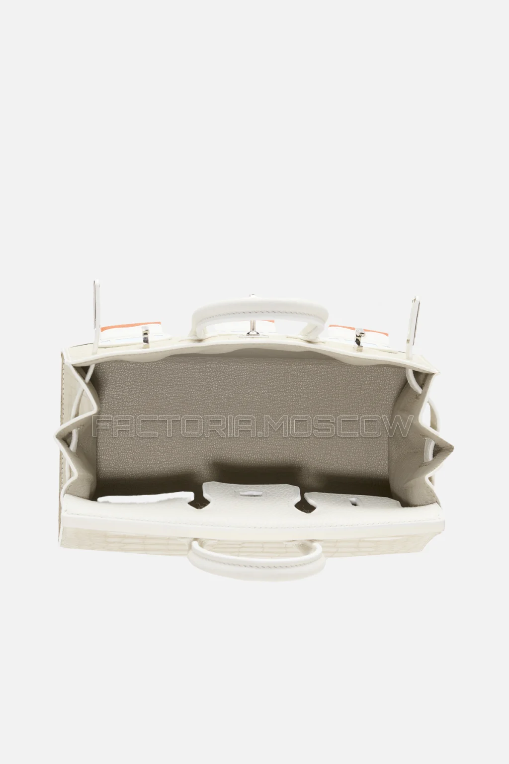 Hermès Birkin Sellier 20 Matte Beton Alligator, White Togo, Swift/Sombrero, Orange H/Craie Swift, Bleu Brume Chèvre PHW