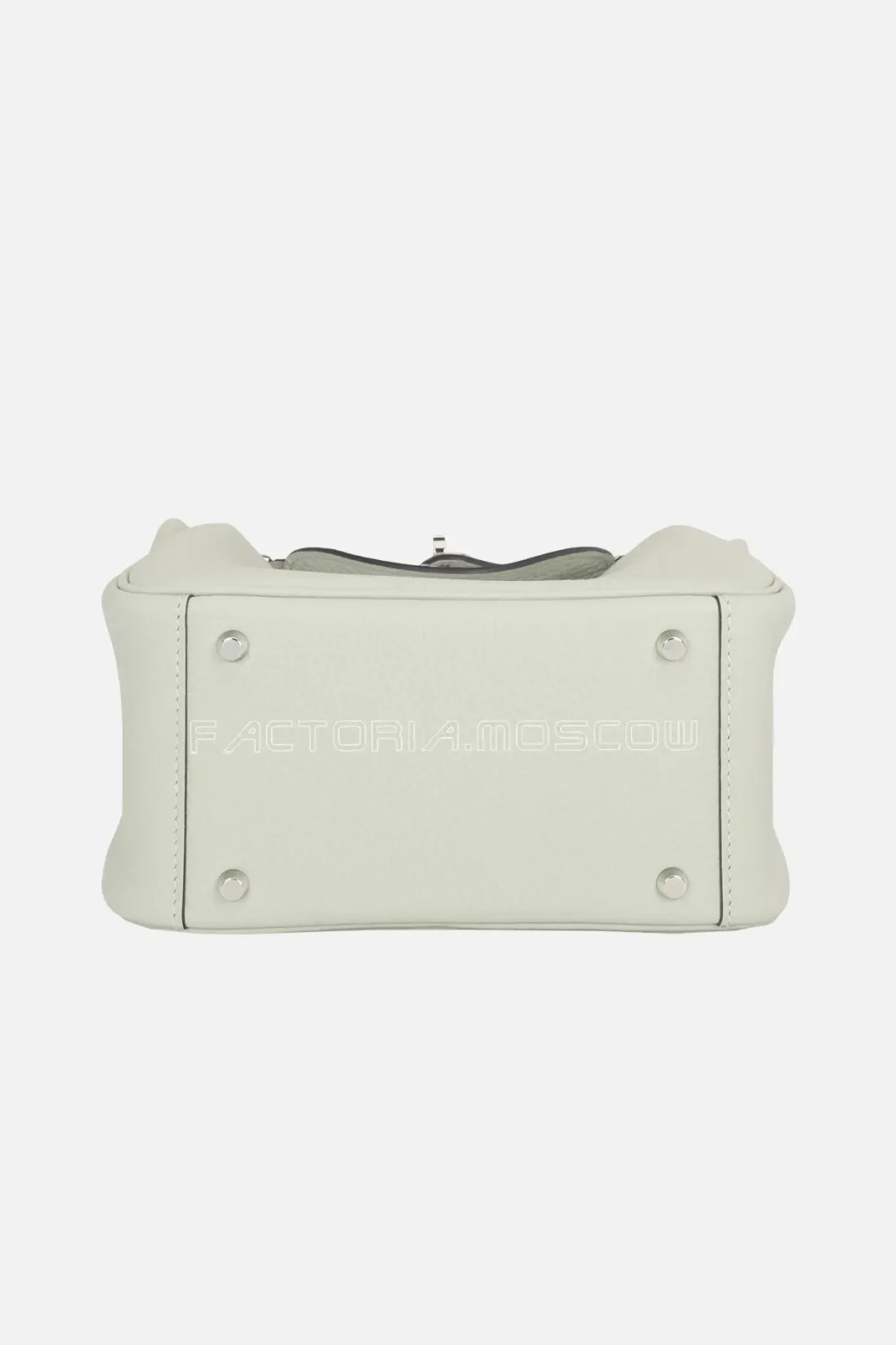 Hermès Lindy Mini 20 Togo Gris Neve PHW