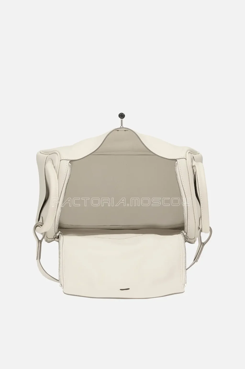 Hermès Lindy 30 Craie Swift PHW