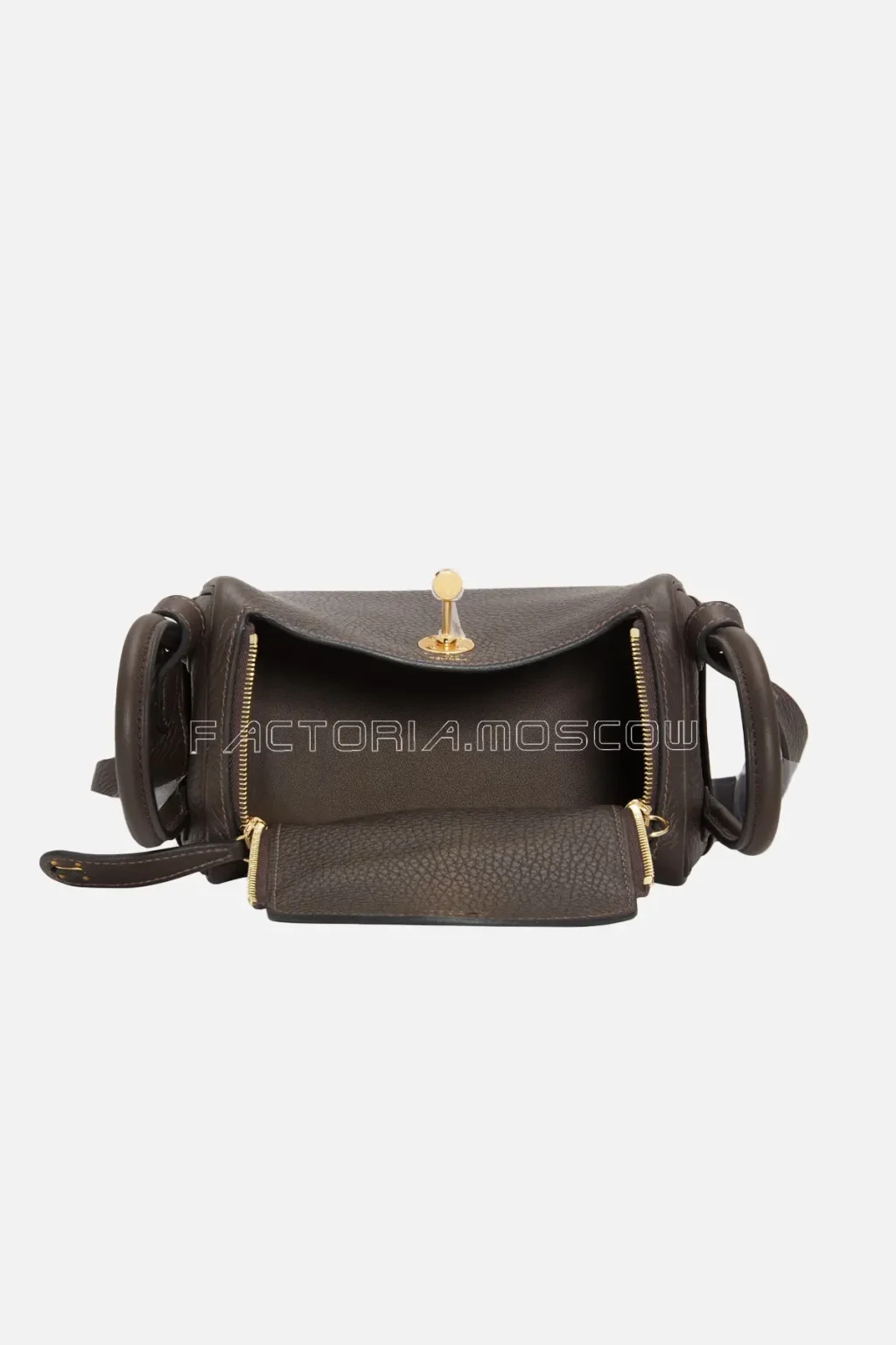 Hermès Lindy Mini 19 Clemence Ebene GHW