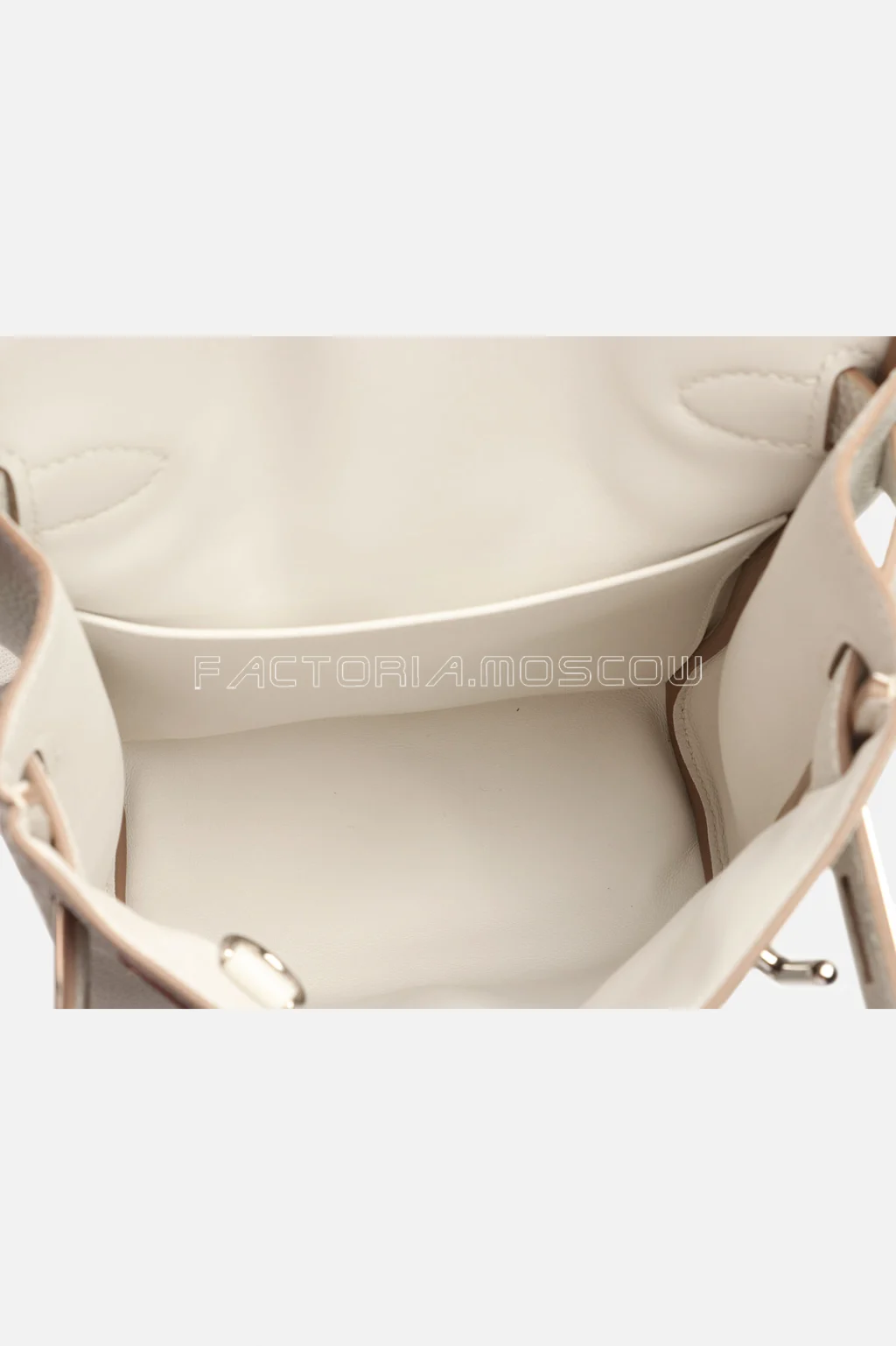 Hermes Hac A Dos PM Backpack Togo Gris Perle PHW