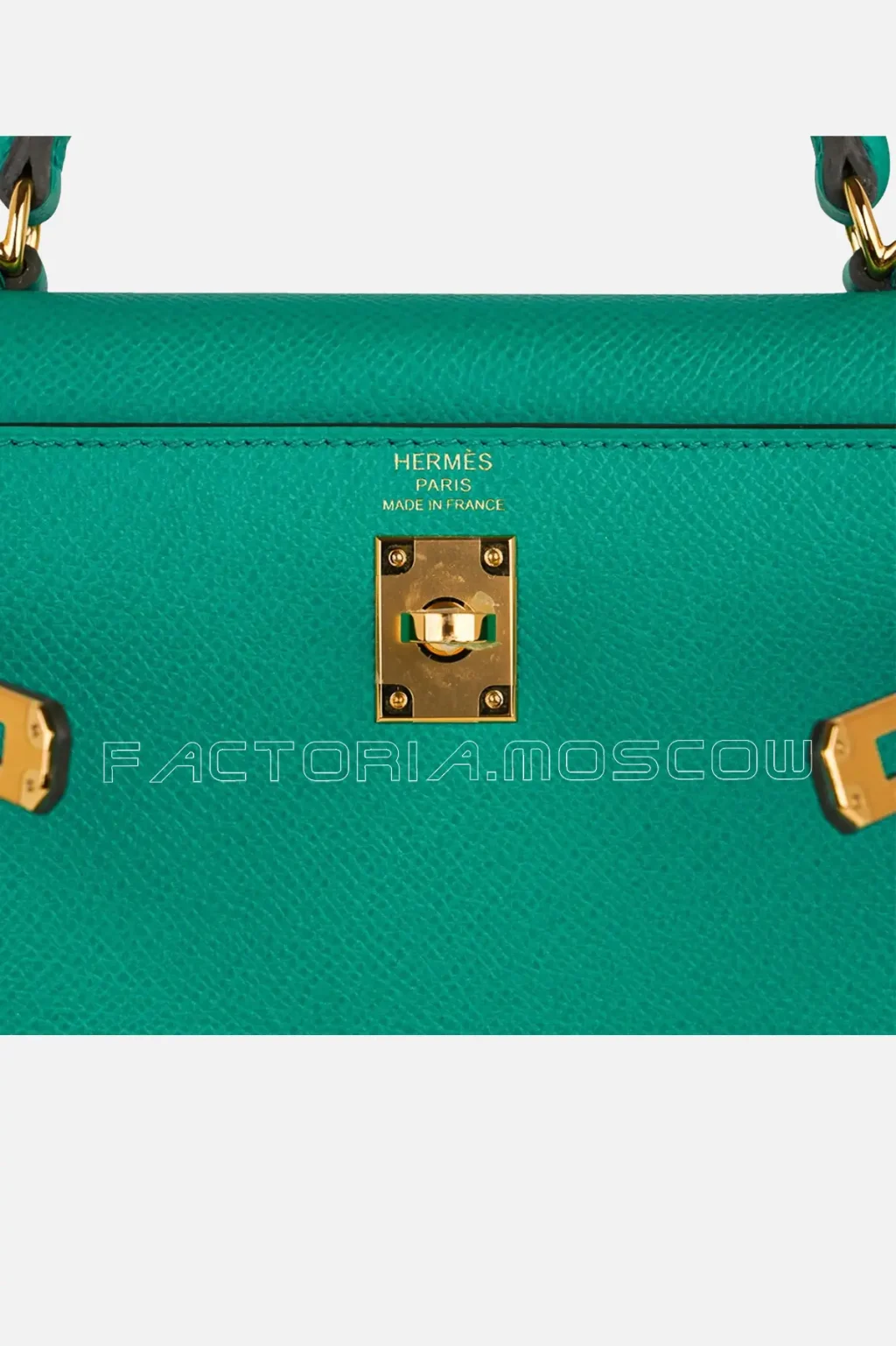 Hermes Kelly Sellier 25 Vert Jade Epsom GHW