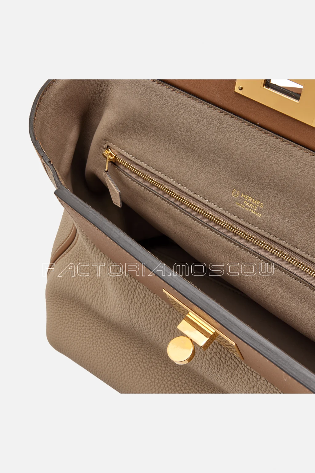 Hermes 24/24 29 Etain/Etoupe Evercolor GHW