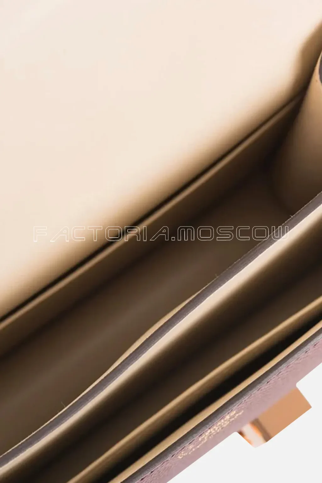 Hermes HSS Mini Constance 18 Epsom Bi-Color Bordeaux And Gris Tourterelle RGHW